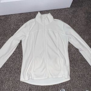 white XL turtleneck zip up sweater from old navy